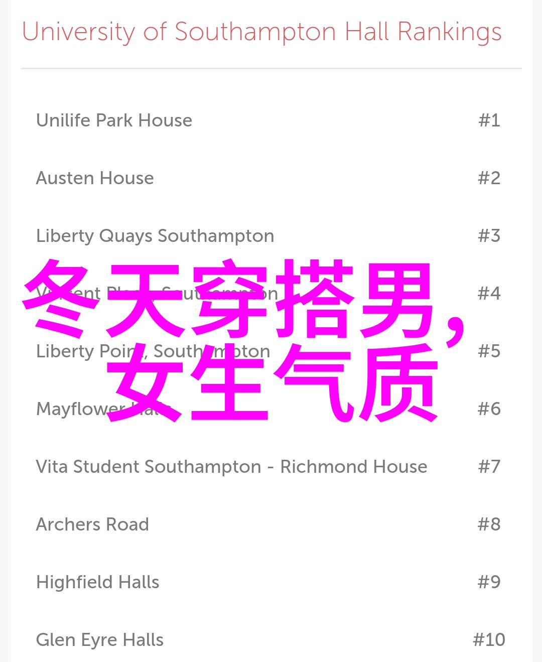 时尚频道你不可错过的潮流资讯